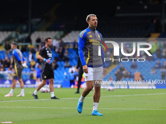 Ethan Ampadu (Leeds United) before the Sky Bet Championship match between Leeds United and Coventry City at Elland Road in Leeds, England, o...