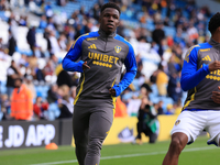 Wilfried Gnonto (Leeds United) before the Sky Bet Championship match between Leeds United and Coventry City at Elland Road in Leeds, England...