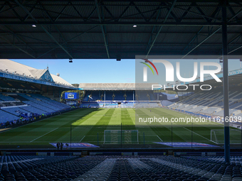 A general view of the ground during the Sky Bet Championship match between Sheffield Wednesday and West Bromwich Albion at Hillsborough in S...