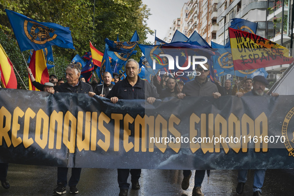 The Alfonso I Association organizes a demonstration under the motto ''Let's reconquer Europe at all levels'' in Santander, Spain. This assoc...