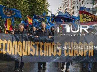 The Alfonso I Association organizes a demonstration under the motto ''Let's reconquer Europe at all levels'' in Santander, Spain. This assoc...