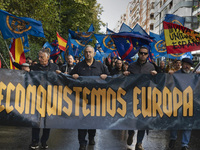 The Alfonso I Association organizes a demonstration under the motto ''Let's reconquer Europe at all levels'' in Santander, Spain. This assoc...