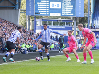 #27, Yan Valery of Sheffield Wednesday on the ball during the Sky Bet Championship match between Sheffield Wednesday and West Bromwich Albio...