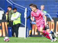 Tom Fellows of WBA attempts to break away from his man during the Sky Bet Championship match between Sheffield Wednesday and West Bromwich A...