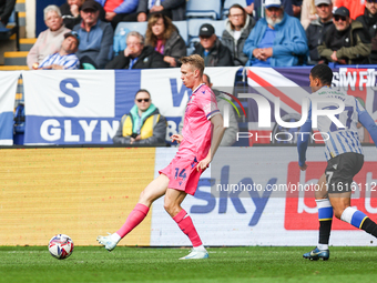 #14, Torbjorn Heggem of WBA, in action during the Sky Bet Championship match between Sheffield Wednesday and West Bromwich Albion at Hillsbo...