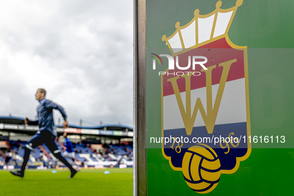 Willem II warms up during the match Willem II vs. PSV at the Koning Willem II stadium for the Dutch Eredivisie season 2024-2025 in Tilburg,...