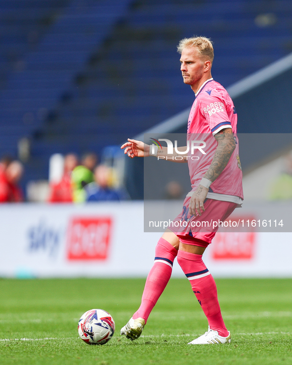 #20, Uros Racic of WBA, in action during the Sky Bet Championship match between Sheffield Wednesday and West Bromwich Albion at Hillsborough...