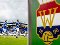 Willem II warms up during the match Willem II vs. PSV at the Koning Willem II stadium for the Dutch Eredivisie season 2024-2025 in Tilburg,...