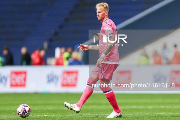 #20, Uros Racic of WBA, in action during the Sky Bet Championship match between Sheffield Wednesday and West Bromwich Albion at Hillsborough...