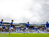 Willem II warms up during the match Willem II vs. PSV at the Koning Willem II stadium for the Dutch Eredivisie season 2024-2025 in Tilburg,...