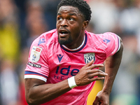 Josh Maja of WBA runs forward during the Sky Bet Championship match between Sheffield Wednesday and West Bromwich Albion at Hillsborough in...