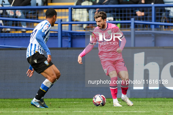 #22, Mikey Johnston of WBA is on the ball during the Sky Bet Championship match between Sheffield Wednesday and West Bromwich Albion at Hill...