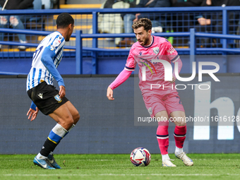 #22, Mikey Johnston of WBA is on the ball during the Sky Bet Championship match between Sheffield Wednesday and West Bromwich Albion at Hill...