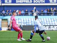 Jed Wallace of WBA passes to the center during the Sky Bet Championship match between Sheffield Wednesday and West Bromwich Albion at Hillsb...