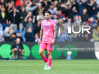 Alex Mowatt of WBA during the Sky Bet Championship match between Sheffield Wednesday and West Bromwich Albion at Hillsborough in Sheffield,...