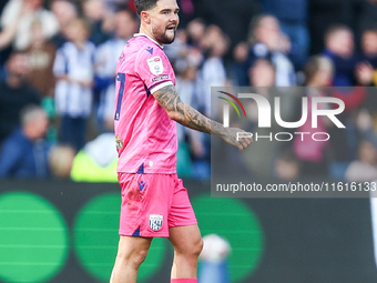 Alex Mowatt of WBA during the Sky Bet Championship match between Sheffield Wednesday and West Bromwich Albion at Hillsborough in Sheffield,...