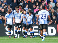 Sheffield Wednesday reset following goal #3, which gives them the victory during the Sky Bet Championship match between Sheffield Wednesday...