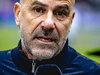 PSV Eindhoven trainer Peter Bosz during the match Willem II vs. PSV at the Koning Willem II stadium for the Dutch Eredivisie season 2024-202...