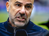 PSV Eindhoven trainer Peter Bosz during the match Willem II vs. PSV at the Koning Willem II stadium for the Dutch Eredivisie season 2024-202...