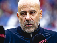 PSV Eindhoven trainer Peter Bosz during the match Willem II vs. PSV at the Koning Willem II stadium for the Dutch Eredivisie season 2024-202...