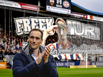 Freek Heerkens, a former Willem II player, during the match between Willem II and PSV at the Koning Willem II stadium for the Dutch Eredivis...