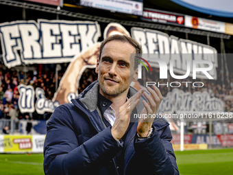 Freek Heerkens, a former Willem II player, during the match between Willem II and PSV at the Koning Willem II stadium for the Dutch Eredivis...