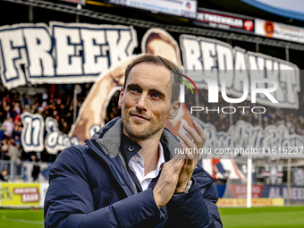 Freek Heerkens, a former Willem II player, during the match between Willem II and PSV at the Koning Willem II stadium for the Dutch Eredivis...