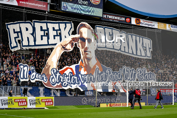 Freek Heerkens, a former Willem II player, during the match between Willem II and PSV at the Koning Willem II stadium for the Dutch Eredivis...