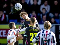 Willem II forward Kyan Veasen and PSV Eindhoven defender Olivier Boscagli during the match Willem II vs. PSV at the Koning Willem II stadium...