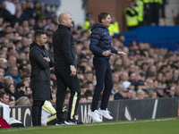 Crystal Palace F.C. manager Oliver gesticulates during the Premier League match between Everton and Crystal Palace at Goodison Park in Liver...