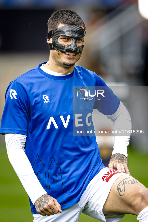 Willem II defender Mickael Tirpan during the match Willem II vs. PSV at the Koning Willem II stadium for the Dutch Eredivisie season 2024-20...