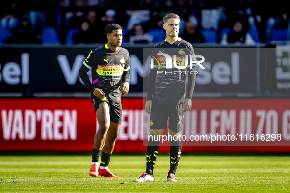 PSV Eindhoven midfielder Joey Veerman during the match Willem II - PSV at the Koning Willem II stadium for the Dutch Eredivisie season 2024-...