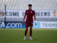 Chouaib Faysal of Gzira United during the Malta 360 Sports Premier League soccer match between Floriana and Gzira United at the National Sta...