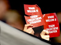 Action against the KNVB during the match Willem II vs. PSV at the Koning Willem II stadium for the Dutch Eredivisie season 2024-2025 in Tilb...