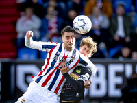 Willem II forward Kyan Veasen and PSV Eindhoven defender Olivier Boscagli during the match Willem II vs. PSV at the Koning Willem II stadium...