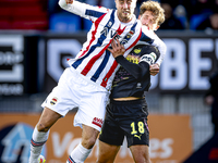 Willem II forward Kyan Veasen and PSV Eindhoven defender Olivier Boscagli during the match Willem II vs. PSV at the Koning Willem II stadium...