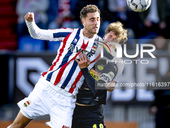 Willem II forward Kyan Veasen and PSV Eindhoven defender Olivier Boscagli during the match Willem II vs. PSV at the Koning Willem II stadium...