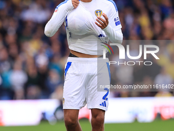 Jayden Bogle (Leeds United) during the Sky Bet Championship match between Leeds United and Coventry City at Elland Road in Leeds, England, o...