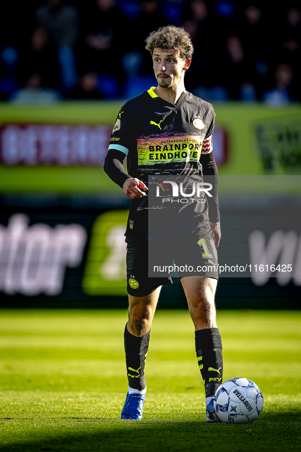 PSV Eindhoven defender Olivier Boscagli during the match Willem II - PSV at the Koning Willem II stadium for the Dutch Eredivisie season 202...