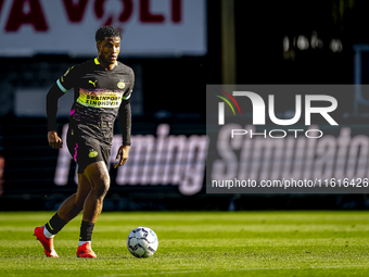 PSV Eindhoven defender Ryan Flamingo during the match Willem II - PSV at the Koning Willem II stadium for the Dutch Eredivisie season 2024-2...