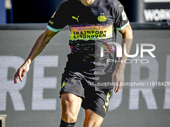 PSV Eindhoven forward Ivan Perisic plays during the match between Willem II and PSV at the Koning Willem II stadium for the Dutch Eredivisie...