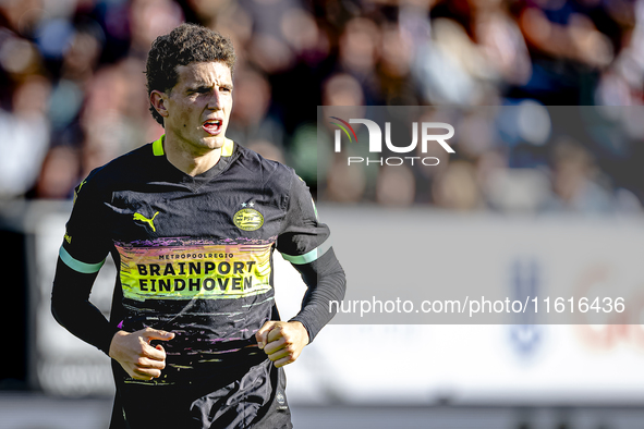 PSV Eindhoven midfielder Guus Til plays during the match Willem II vs. PSV at the Koning Willem II stadium for the Dutch Eredivisie season 2...