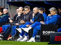 PSV Eindhoven trainer Peter Bosz during the match Willem II - PSV at the Koning Willem II stadium for the Dutch Eredivisie season 2024-2025...