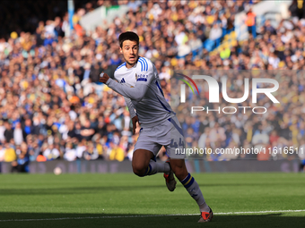 Ilia Gruev (Leeds United) during the Sky Bet Championship match between Leeds United and Coventry City at Elland Road in Leeds, England, on...