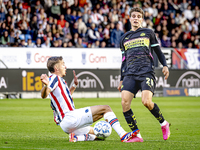 Willem II defender Runar Thor Sigurgeirsson and PSV Eindhoven midfielder Guus Til during the match Willem II vs. PSV at the Koning Willem II...