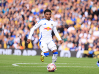 Largie Ramazani (Leeds United) during the Sky Bet Championship match between Leeds United and Coventry City at Elland Road in Leeds, England...