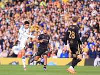 Ilia Gruev (Leeds United) shoots from distance during the Sky Bet Championship match between Leeds United and Coventry City at Elland Road i...