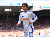 Brenden Aaronson (Leeds United) during the Sky Bet Championship match between Leeds United and Coventry City at Elland Road in Leeds, Englan...