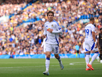 Brenden Aaronson (Leeds United) during the Sky Bet Championship match between Leeds United and Coventry City at Elland Road in Leeds, Englan...