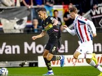 PSV Eindhoven forward Ivan Perisic and Willem II midfielder Jesse Bosch during the match Willem II vs. PSV at the Koning Willem II stadium f...